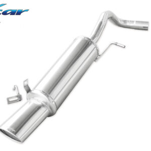 INOX CAR - POSTERIORE CON USCITA SINGOLA OVALE SKODA FABIA (TYPE 6Y) 1.4 TDI / 1.9 SDI / 1.9 TDI