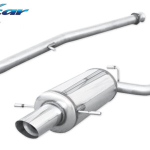 INOX CAR -  TUBO CENTRALE DIRETTO + POSTERIORE CON USCITA DIAM. 100 RACING SUBARU IMPREZA 4WD 2.0 GT TURBO 2000