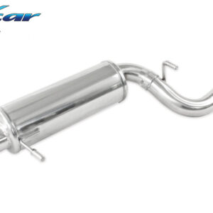 INOX CAR -  POSTERIORE CON USCITA OVALE SUBARU IMPREZA 4WD 2.0 STI TURBO (265CV) 2002