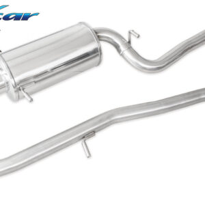INOX CAR -  TUBO CENTRALE DIRETTO + POSTERIORE CON USCITA DIAM.100 RACING SUBARU IMPREZA 4WD 2.0 STI TURBO (265CV) 2002