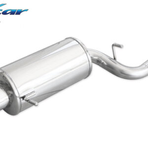 INOX CAR - POSTERIORE CON USCITA SINGOLA OVALE SUBARU IMPREZA 4WD 2.5 STI TURBO (280CV) 2006
