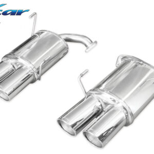 INOX CAR - POSTERIORE CON USCITA 2 X DIAM.90 X-RACE DX+SX SUBARU IMPREZA 4WD 2.5T WRX STI 10MY (300CV) 2010