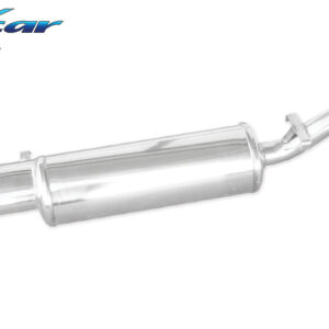 INOX CAR - POSTERIORE CON USCITA OVALE VOLKSWAGEN GOLF 2 1.8 8V GTI -1984 / 1.8 (90CV)