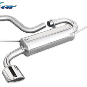 INOX CAR - POSTERIORE CON USCITA SINGOLA OVALE VOLKSWAGEN GOLF 5 2.0 TDI (140CV) 2004