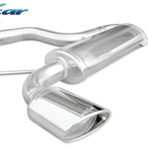INOX CAR - POSTERIORE CON USCITA SINGOLA OVALE VOLKSWAGEN GOLF 5 2.0 TFSI GTI (200CV-230CV) 2004