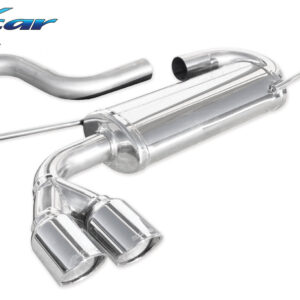 INOX CAR - POSTERIORE CON USCITA 2 X DIAM.80 X-RACE VOLKSWAGEN GOLF 6 1.4 TSI (122CV) 2008