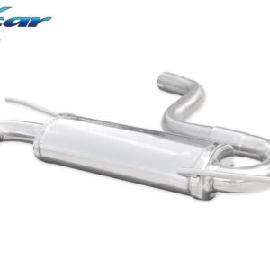 INOX CAR - POSTERIORE CON USCITA 2 X DIAM. 80 X-RACE VOLKSWAGEN GOLF 6 2.0 TDI (170CV) GTD 2009