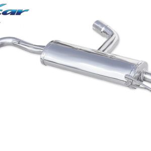 INOX CAR - POSTERIORE CON USCITA SINGOLA DIAM.80 DX+SX VOLKSWAGEN GOLF 6 2.0 TSI GTI (210CV) 2009