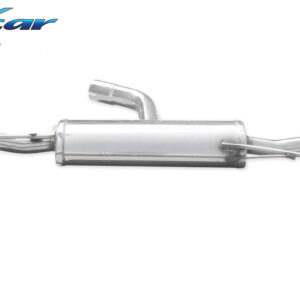 INOX CAR - POSTERIORE CON USCITA SINGOLA DIAM.102 DX+SX VOLKSWAGEN GOLF 6 2.0 TSI GTI (210CV) 2009