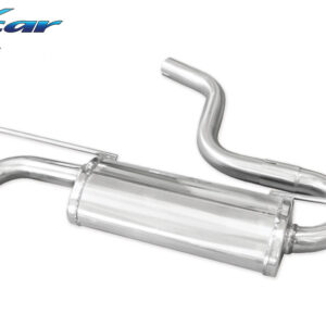 INOX CAR - POSTERIORE CON USCITA 2 X DIAM.80 RACING VOLKSWAGEN GOLF 7 1.4 TSI (125CV) 2012-2014