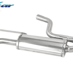 INOX CAR - POSTERIORE CON USCITA 2 X DIAM. 80 X-RACE VOLKSWAGEN GOLF 7 1.4 TSI (140-150CV) 2012-2014