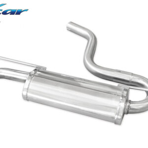 INOX CAR - POSTERIORE CON USCITA DIAM.90 X-RACE VOLKSWAGEN GOLF 7 1.6 TDI (105CV)