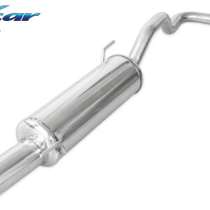 INOX CAR - POSTERIORE CON USCITA SINGOLA DIAM.80 VOLKSWAGEN POLO (TYPE 6N/6N2) 1.4 (60CV) 1994-2001