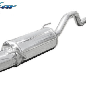 INOX CAR - POSTERIORE CON USCITA SINGOLA DIAM.102 VOLKSWAGEN POLO (TYPE 6N/6N2) 1.4 16V (101CV) 1999-2001