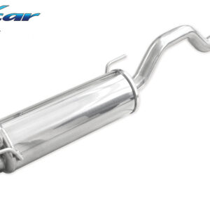 INOX CAR - POSTERIORE CON USCITA SINGOLA DIAM.80 VOLKSWAGEN POLO (TYPE 6N/6N2) 1.6 GTI (125CV) 1999-2001