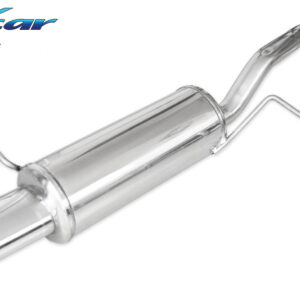 INOX CAR - POSTERIORE CON USCITA SINGOLA OVALE VOLKSWAGEN POLO (TYPE 9N) 1.8T GTI (150CV) 2006-2008