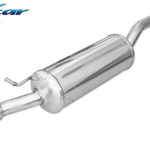INOX CAR - POSTERIORE CON USCITA DIAM.90 X-RACE VOLKSWAGEN POLO (TYPE 6R) 1.4 (85CV) 2010
