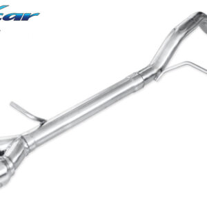 INOX CAR - POSTERIORE SOLO TUBO CON USCITA 2 X DIAM.80 RACING VOLKSWAGEN POLO (TYPE 6R) 1.4 16V TSI GTI (180CV) 2010
