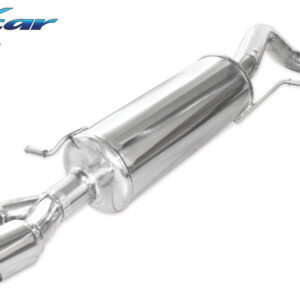 INOX CAR - POSTERIORE CON USCITA 2 X DIAM. 80 RACING VOLKSWAGEN POLO (TYPE 6R) WRC 2.0 TSI (220CV) 2013