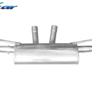 INOX CAR - POSTERIORE CON USCITA SINGOLA OVALE VOLKSWAGEN TOUAREG 5.0 V10 TDI (313CV) 2007