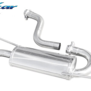 INOX CAR - POSTERIORE CON USCITA SINGOLA OVALE VOLKSWAGEN SCIROCCO 1.4 TSI (122CV) 2008