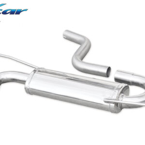 INOX CAR - POSTERIORE CON USCITA 2 X DIAM. 80 RACING VOLKSWAGEN SCIROCCO 2.0 TFSI (200CV) 2008