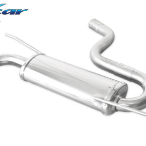 INOX CAR - POSTERIORE CON USCITA 2 X DIAM. 80 X-RACE VOLKSWAGEN SCIROCCO 2.0 TFSI (200CV) 2008