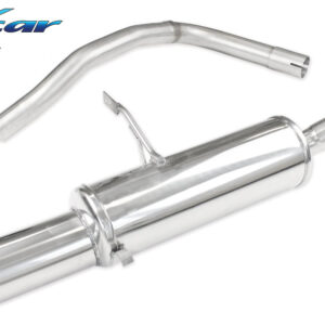 INOX CAR - POSTERIORE CON USCITA SINGOLA DIAM. 102 RENAULT MEGANE II 1.4 16V (80CV-98CV) 2002-2006