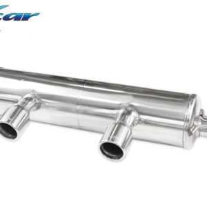 INOX CAR - POSTERIORE CON USCITA DIAM.76 DX+SX RENAULT CLIO 2 SPORT 3.0 V6 2000