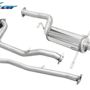 INOX CAR - TUBO SOSTITUZIONE CATALIZZATORE + TUBO CENTRALE DIRETTO + POSTERIORE SUBARU IMPREZA GT TURBO 2.0 2000