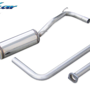 INOX CAR - TUBO SOSTITUZIONE CATALIZZATORE + TUBO CENTRALE DIRETTO + POSTERIORE RENAULT CLIO 1  WILLIAMS 2.0 (150CV) 1998