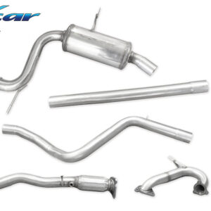 INOX CAR - TUBO SOSTITUZIONE CATALIZZATORE + TUBO INTERMEDIO + TUBO CENTRALE DIRETTO + POSTERIORE RENAULT MEGANE 3 RS 2.0 TURBO (250CV) 2010