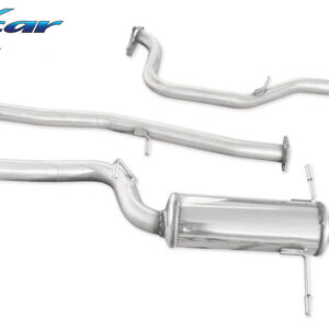 INOX CAR - TUBO SOSTITUZIONE CATALIZZATORE + TUBO CENTRALE DIRETTO + POSTERIORE SUBARU IMPREZA STI TURBO 2.0 (265CV) 2002