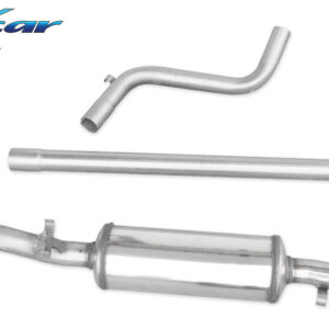INOX CAR - TUBO CENTRALE DIRETTO + POSTERIORE VOLKSWAGEN GOLF 2 GTI 1.8 16V (136CV) 1985