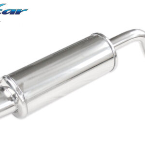 INOX CAR - POSTERIORE CON USCITA SINGOLA OVALE RENAULT TWINGO II 1.6 16V RS SPORT (133CV) 2009