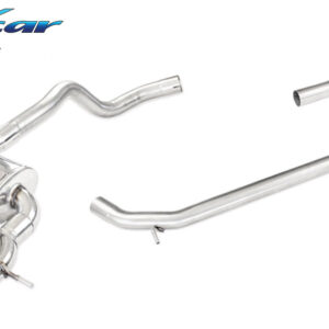 INOX CAR - TUBO INTERMEDIO FLEX + TUBO CENTRALE DIRETTO + TERMINALE SILENZIATO 2 USCITE CENTRALI RENAULT MEGANE IV RS 1.8 TURBO (280CV) 2018 / CON OPF