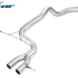 INOX CAR - POSTERIORE SENZA SILENZIATORE 2 USCITE CENTRALI RENAULT MEGANE IV RS 1.8 TURBO (280CV) 2018 / CON OPF