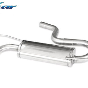 INOX CAR - POSTERIORE CON USCITA 2 X DIAM.80 RACING SEAT LEON (TYPE 1P) 2.0 TDI (140CV) 2005
