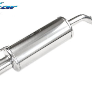 INOX CAR - POSTERIORE CON USCITA DIAM.80 RENAULT TWINGO II 1.2 GT TURBO (100CV) 2007