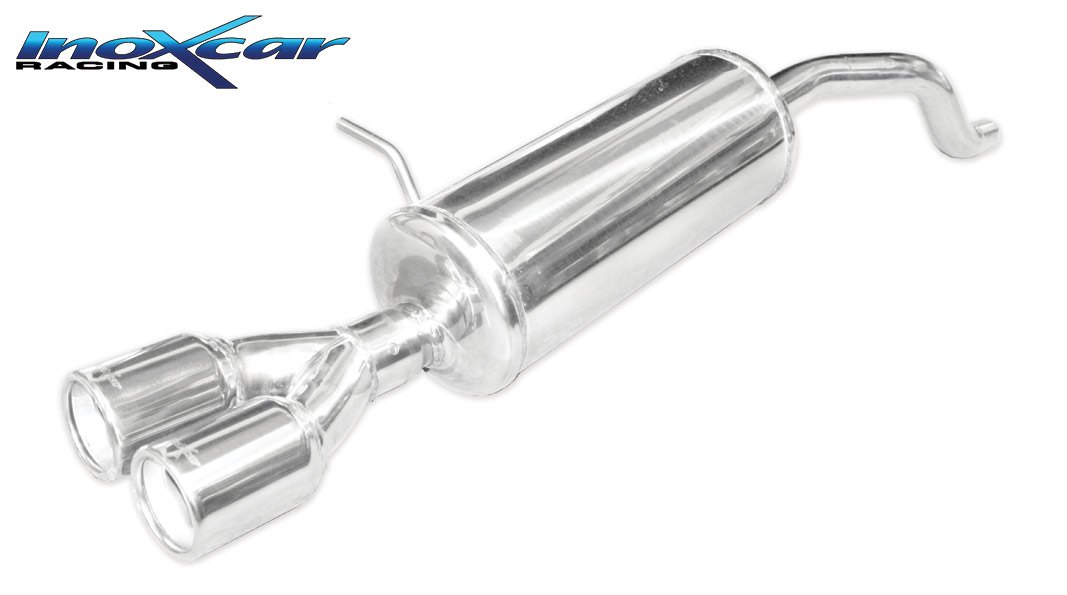INOX CAR - POSTERIORE CON USCITA 2 X DIAM. 80 RENAULT CLIO 4 900 (75CV-90CV) 2018