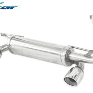 INOX CAR - POSTERIORE CON USCITA DIAM. 90 X-RACE DX+SX SMART FORTWO BRABUS 900 (109CV) CABRIO 2015
