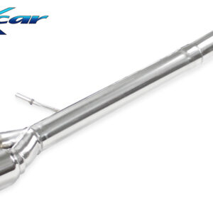 INOX CAR - POSTERIORE SENZA SILENZIATORE CON USCITA 2 X DIAM.80 RACING VOLKSWAGEN POLO AW 2.0 GTI (200CV) 2018