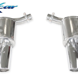 INOX CAR - POSTERIORE CON USCITA 2 X DIAM. 90 X-RACE DX+SX PORSCHE PANAMERA 4S 4.8 8V (400CV) 2009