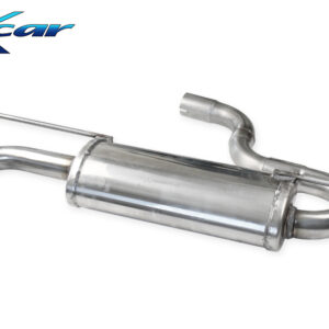 INOX CAR - POSTERIORE CON USCITA 2 X DIAM.80 X-RACE VOLKSWAGEN GOLF 7 GTE 1.4 TSI HYBRID (150CV) 2013
