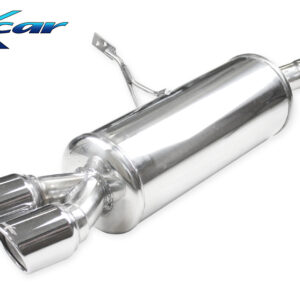 INOX CAR - POSTERIORE CON USCITA 2 x DIAM. 80 X-RACE RENAULT MEGANE III COUPE 2.0 TCE (180CV) 2011