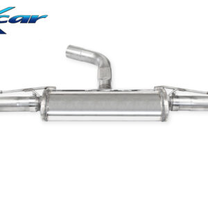 INOX CAR - POSTERIORE SILENZIATO CON USCITA DIAM.100 X-RACE DX+SX VOLKSWAGEN GOLF 8 2.0 GTI (245CV) 2020