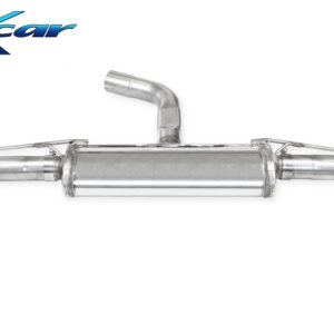 INOX CAR - POSTERIORE SILENZIATO CON USCITA DIAM.100 BLACK CERAMIC DX+SX VOLKSWAGEN GOLF 8 2.0 GTI (245CV) 2020