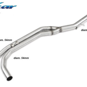 INOX CAR - TUBO CENTRALE DIRETTO PORSCHE MACAN S 3.0 TDI V6 (250CV) 2013
