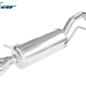 INOX CAR - POSTERIORE CON USCITA 2 X DIAM.80 X-RACE VOLKSWAGEN POLO (TYPE 6R) 1.4 16V TSI GTI (180CV) 2010