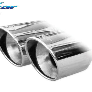 INOX CAR - POSTERIORE CON USCITA SINGOLA 2XDIAM.80 X-RACE RENAULT CLIO 3 RESTYLING 1.2 TURBO (100CV) 2009